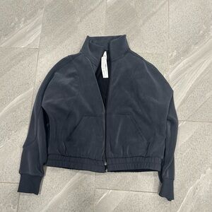 lululemon softstreme funnel neck zip up jacket